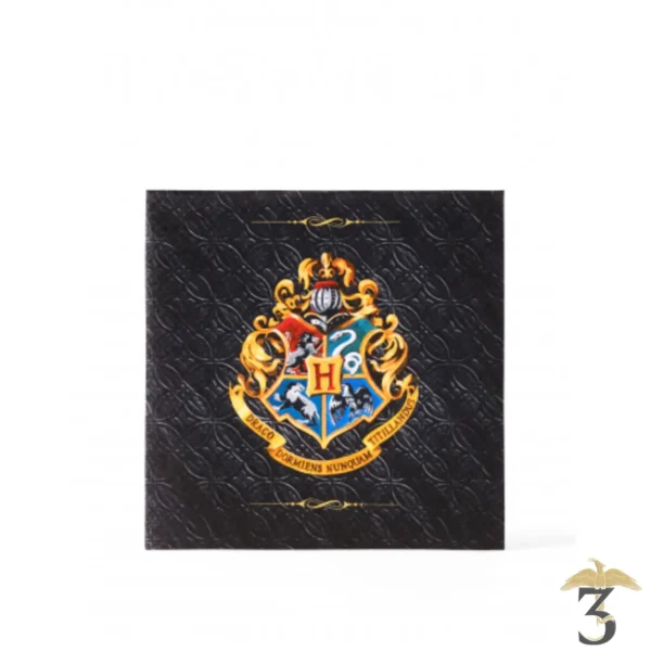 20 serviettes hogwarts 33×33 - Les Trois Reliques, magasin Harry Potter - Photo N°1