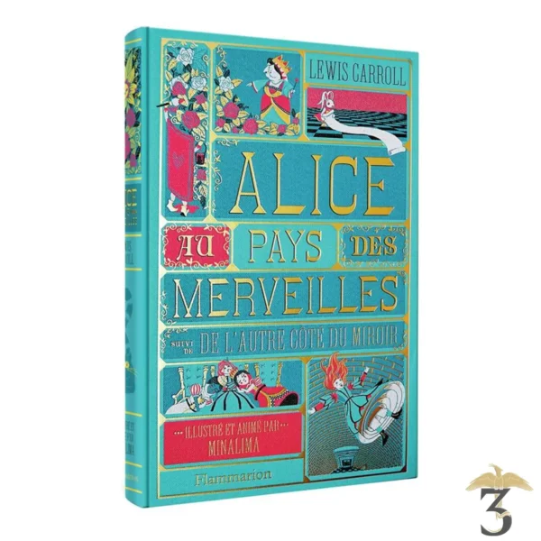 Alice au pays des merveilles illustre par minalima - Les Trois Reliques, magasin Harry Potter - Photo N°1