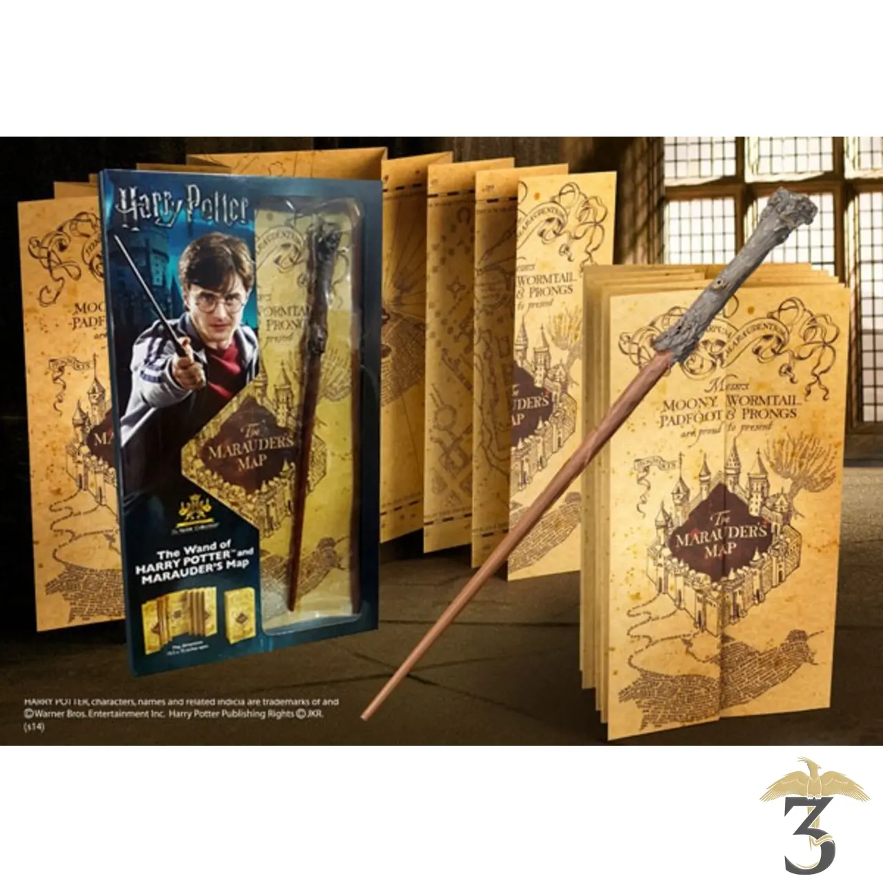 Harry Potter - Support mural pour dix baguettes magiques 