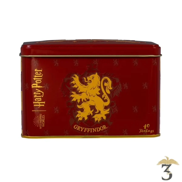 Boîte à thé maison gryffondor 80 g - Les Trois Reliques, magasin Harry Potter - Photo N°1