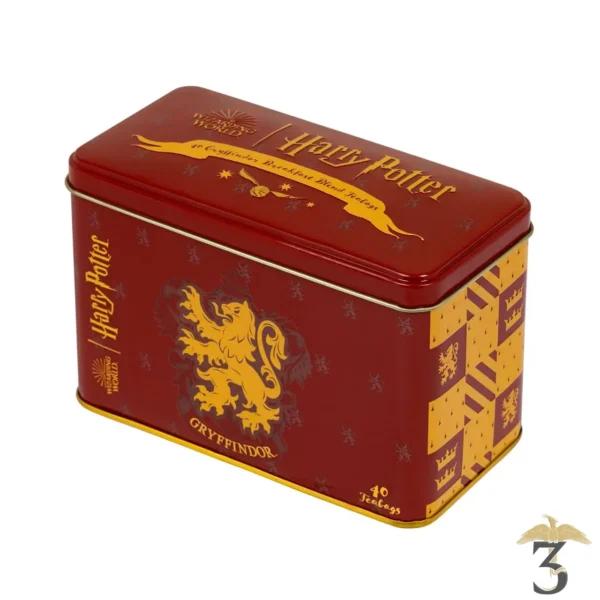 Boîte à thé maison gryffondor 80 g - Les Trois Reliques, magasin Harry Potter - Photo N°3