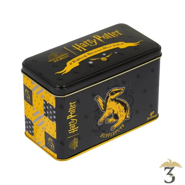 Boîte à thé maison poufsouffle 80 g - Les Trois Reliques, magasin Harry Potter - Photo N°2