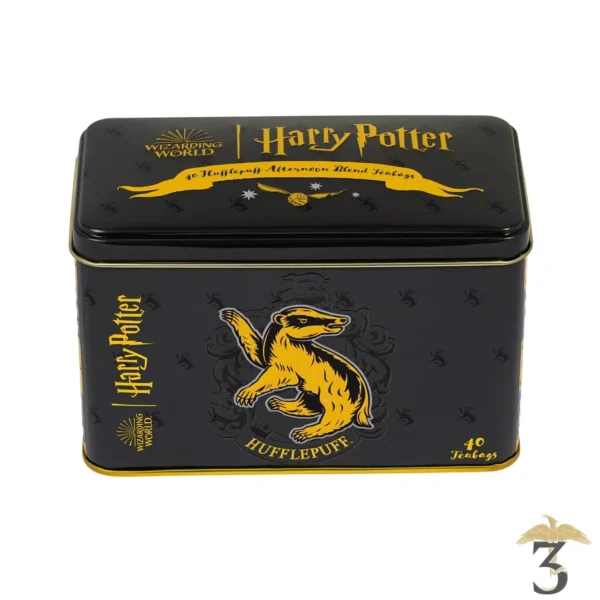 Boîte à thé maison poufsouffle 80 g - Les Trois Reliques, magasin Harry Potter - Photo N°4