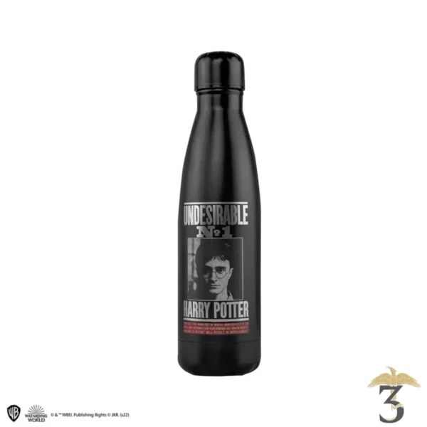 Bouteille isotherme harry wanted 500ml - Les Trois Reliques, magasin Harry Potter - Photo N°1