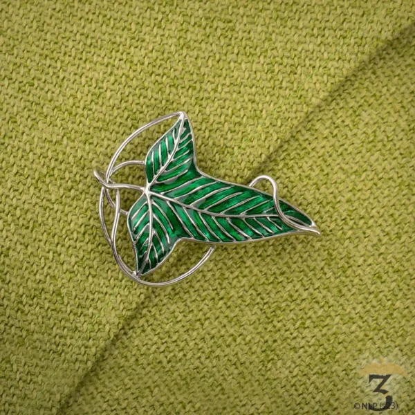 Broche feuille de la lorien – seigneur des anneaux - Les Trois Reliques, magasin Harry Potter - Photo N°2