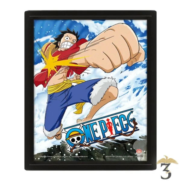 Cadre lenticulaire gum gum pistolet – one piece - Les Trois Reliques, magasin Harry Potter - Photo N°1