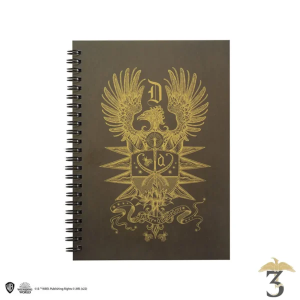 Carnet blason de la famille dumbledore - Les Trois Reliques, magasin Harry Potter - Photo N°1