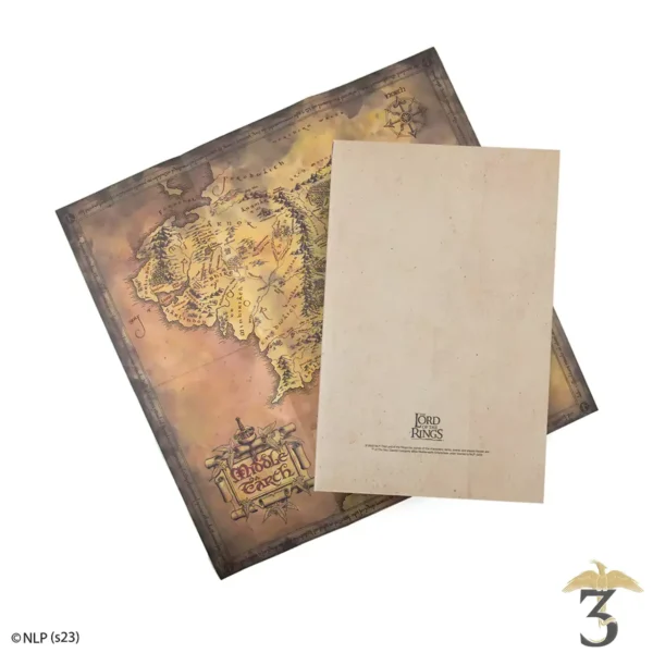 Carnet rigide carte de la terre du milieu – le seigneur des anneaux - Les Trois Reliques, magasin Harry Potter - Photo N°4