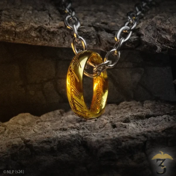 Collier l anneau unique – seigneur des anneaux - Les Trois Reliques, magasin Harry Potter - Photo N°4