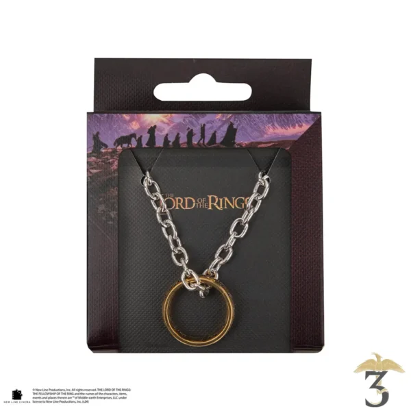 Collier l anneau unique – seigneur des anneaux - Les Trois Reliques, magasin Harry Potter - Photo N°5