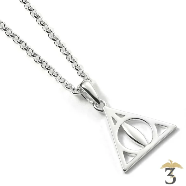 Collier reliques de la mort en argent 925e - Les Trois Reliques, magasin Harry Potter - Photo N°2