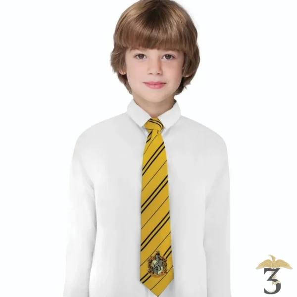 Cravate deguisement kids poufsouffle - Les Trois Reliques, magasin Harry Potter - Photo N°2