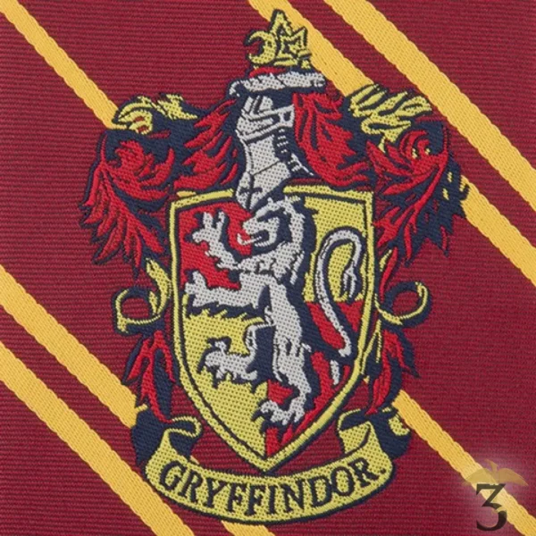 Cravate Gryffondor (enfant) logo tissé - Harry Potter - 3 Reliques Harry  Potter