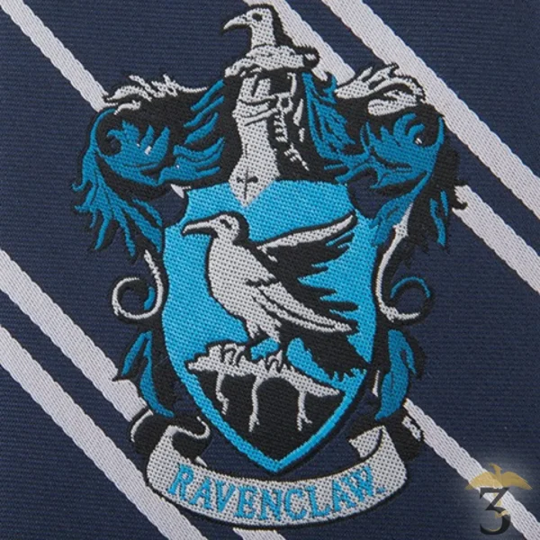 Cravate Serdaigle (adulte) logo tissé - Harry Potter - Les Trois Reliques, magasin Harry Potter - Photo N°3