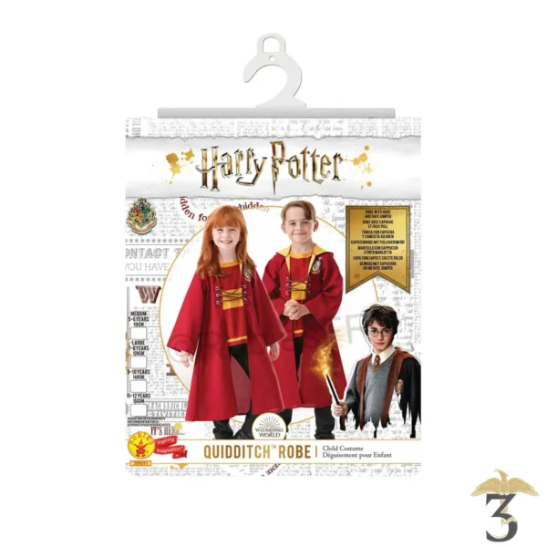 Déguisement cape + top de Quidditch Harry Potter - Les Trois Reliques, magasin Harry Potter - Photo N°2