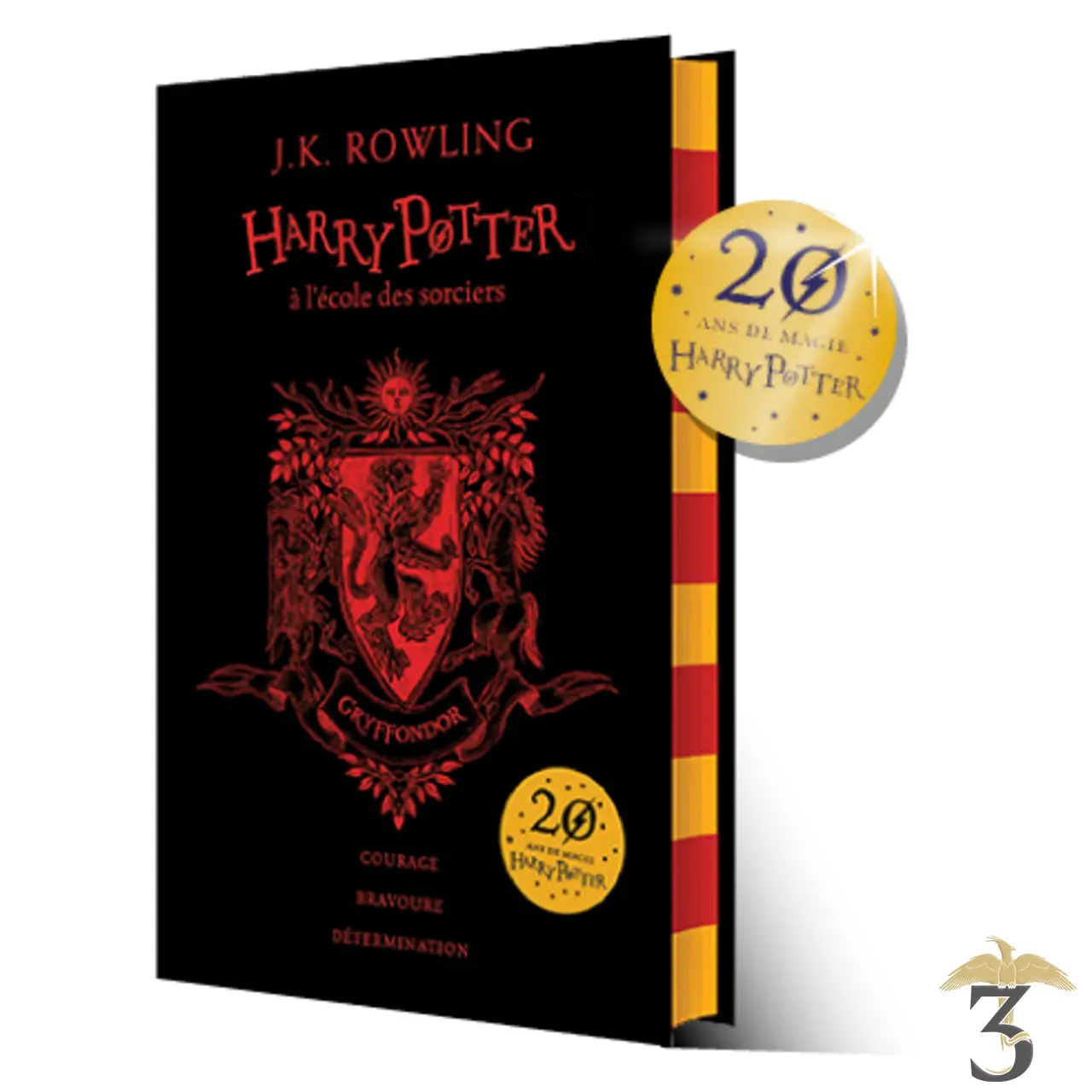 HARRY POTTER Tome 1 : Harry Potter à l'Ecole des Sorciers - Edition  Collector 20e Anniversaire - GRYFFONDOR Courage-Bravoure-Détermination -  gallimard editions - 9782075094016 - Livre 