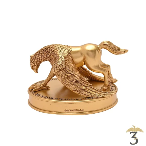 Figurine dore hippogriffe - Les Trois Reliques, magasin Harry Potter - Photo N°3