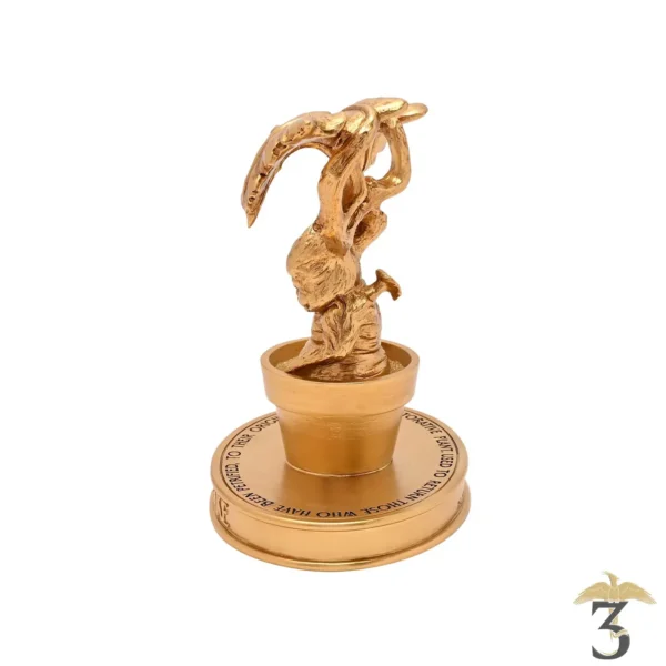 Figurine dore mandragore - Les Trois Reliques, magasin Harry Potter - Photo N°2