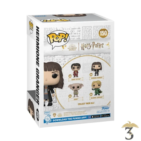 Funko Pop! Harry Potter: The Chamber of Secrets 20th Anniversary - Hermione Granger - Les Trois Reliques, magasin Harry Potter - Photo N°3