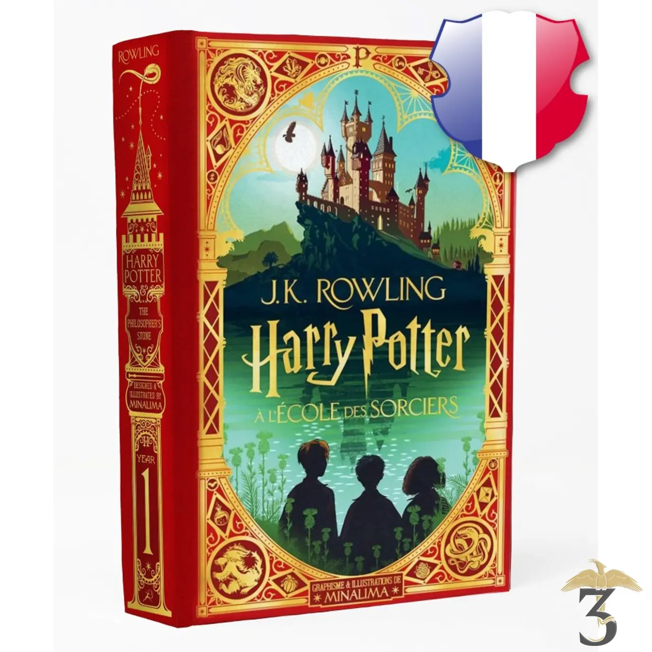 Harry potter tome 1 - harry potter à l´école des sorciers illustré par  minalima - Les Trois Reliques