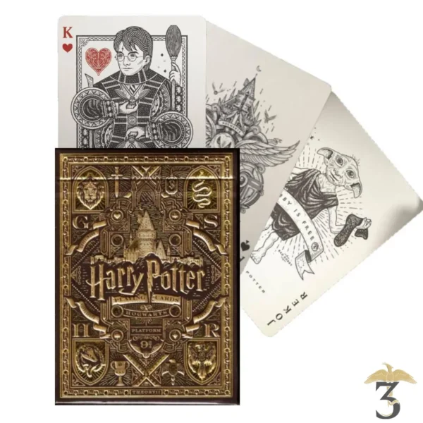 Jeu de 54 cartes à jouer - Les Trois Reliques, magasin Harry Potter - Photo N°1