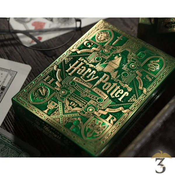 Jeu de carte theory11 vert - Les Trois Reliques, magasin Harry Potter - Photo N°3