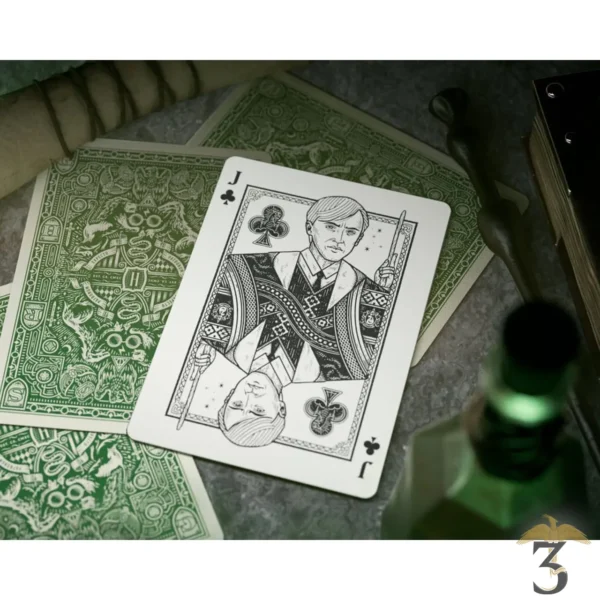 Jeu de carte theory11 vert - Les Trois Reliques, magasin Harry Potter - Photo N°4