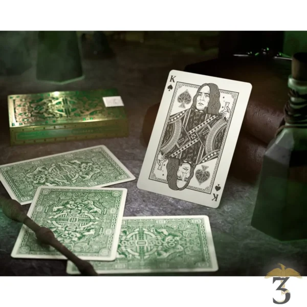 Jeu de carte theory11 vert - Les Trois Reliques, magasin Harry Potter - Photo N°5