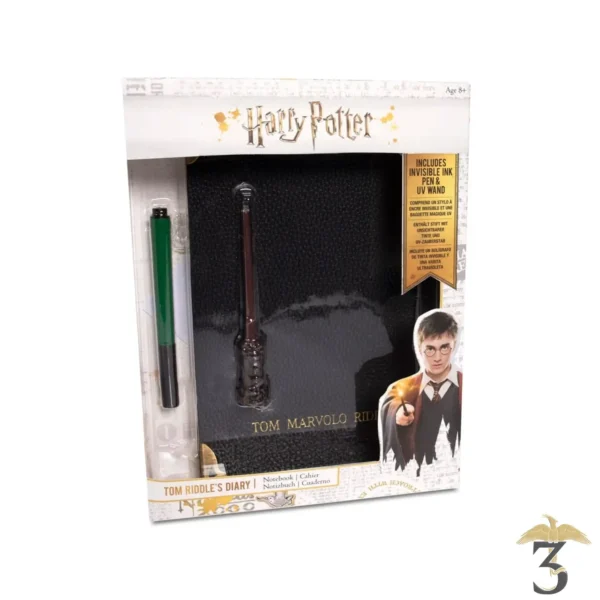 Journal de tom jedusor avec stylo encre invisible - Les Trois Reliques, magasin Harry Potter - Photo N°2