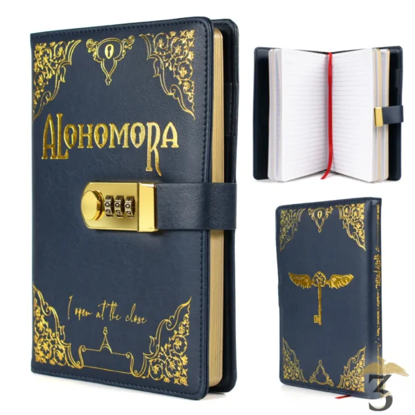 Journal intime alohomora - Les Trois Reliques, magasin Harry Potter - Photo N°1