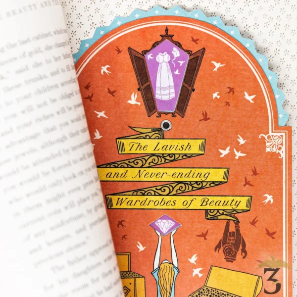 La belle et la bete illustre par minalima - Les Trois Reliques, magasin Harry Potter - Photo N°3