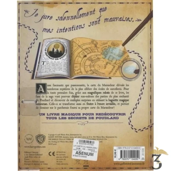 Livre La Carte du Maraudeur - Le Guide Magique - Les Trois Reliques, magasin Harry Potter - Photo N°2