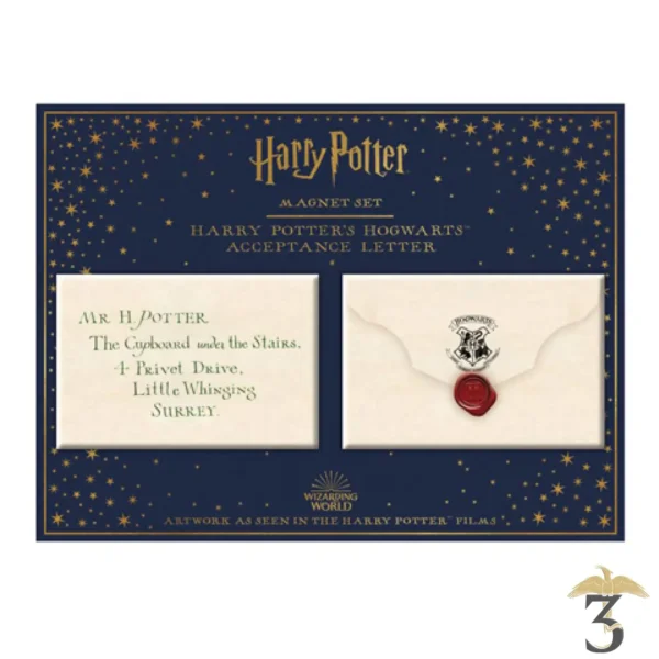 LOT MAGNET LETTRE POUDLARD MINALIMA - Les Trois Reliques, magasin Harry Potter - Photo N°1