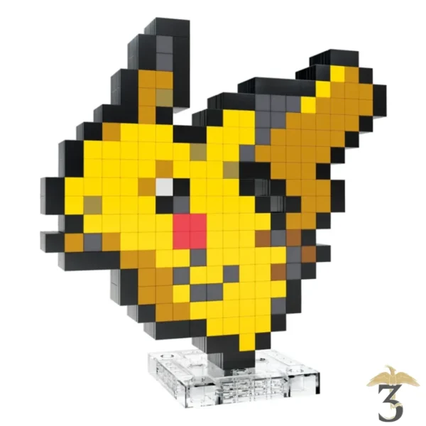 Mega coffret construction pikachu pixelise – pokemon - Les Trois Reliques, magasin Harry Potter - Photo N°1