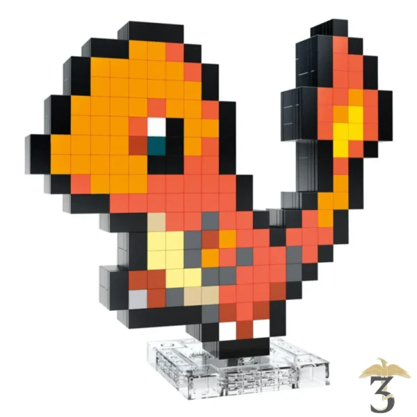 Mega coffret construction salameche pixelise – pokemon - Les Trois Reliques, magasin Harry Potter - Photo N°1