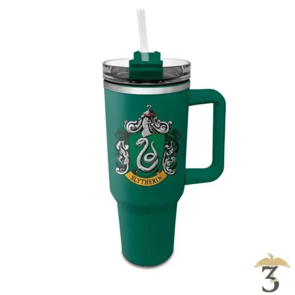 Mug de voyage isotherme serpentard 1.2 l - Les Trois Reliques, magasin Harry Potter - Photo N°1