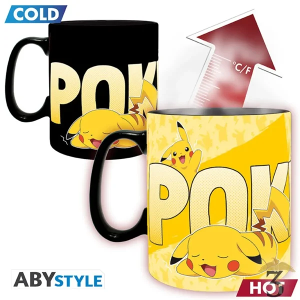 Mug heat change pikachu 460ml – pokemon - Les Trois Reliques, magasin Harry Potter - Photo N°2