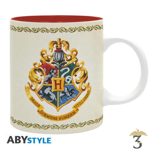 Mug hogwarts beige 320ml - Les Trois Reliques, magasin Harry Potter - Photo N°1