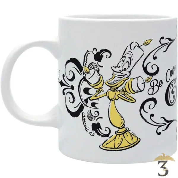 MUG LA BELLE ET LA BETE – BE OUR GUEST – DISNEY - Les Trois Reliques, magasin Harry Potter - Photo N°1