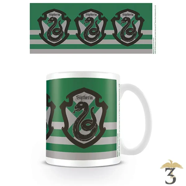 Mug maison raye serpentard - Les Trois Reliques, magasin Harry Potter - Photo N°1