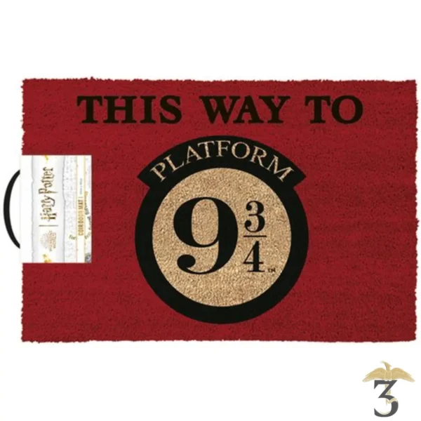 Paillasson this way to platform 9 3/4 - Les Trois Reliques, magasin Harry Potter - Photo N°1