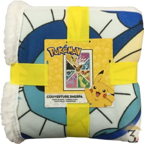 Plaid sherpa evolutions evoli – pokemon - Les Trois Reliques, magasin Harry Potter - Photo N°1