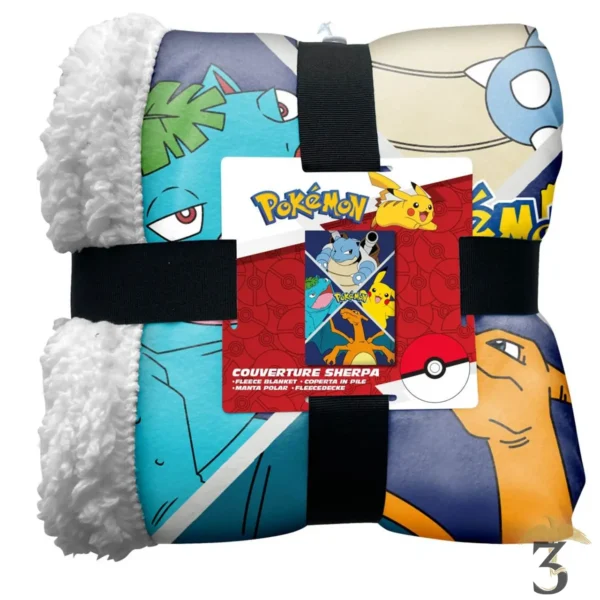 Plaid sherpa – pokemon - Les Trois Reliques, magasin Harry Potter - Photo N°1