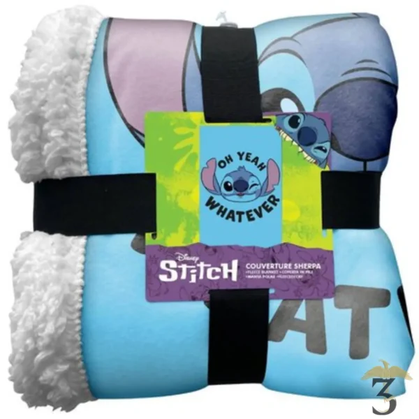 Plaid sherpa stitch – stitch - Les Trois Reliques, magasin Harry Potter - Photo N°1