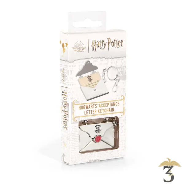 Porte cles lettre d acceptation poudlard - Les Trois Reliques, magasin Harry Potter - Photo N°2