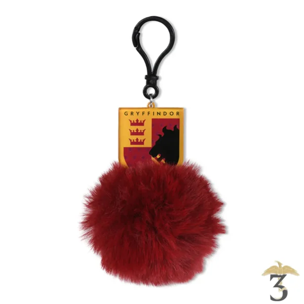 Porte cles pompon gryffondor - Les Trois Reliques, magasin Harry Potter - Photo N°1