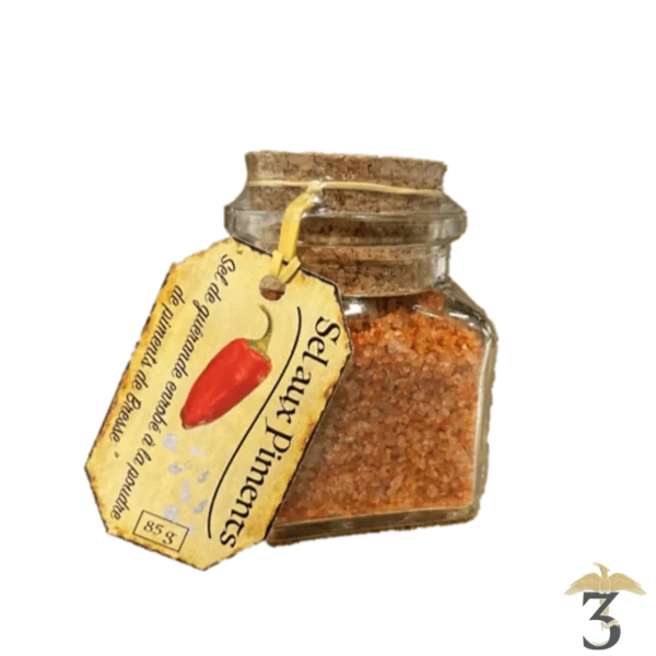 Pot de sel de guerande aux piments 85g - Les Trois Reliques, magasin Harry Potter - Photo N°1