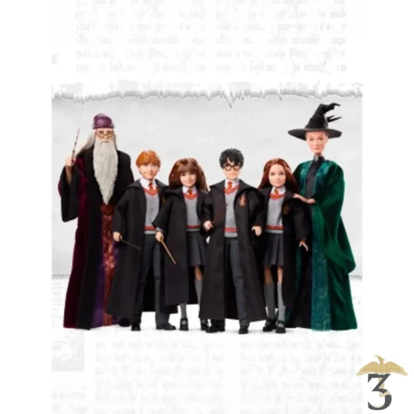 3pcs Harry Potter Ron Hermione Figures Jouet Mignon Modèle de collection  Poupées Set Table Ornements Décor Fans Cadeau