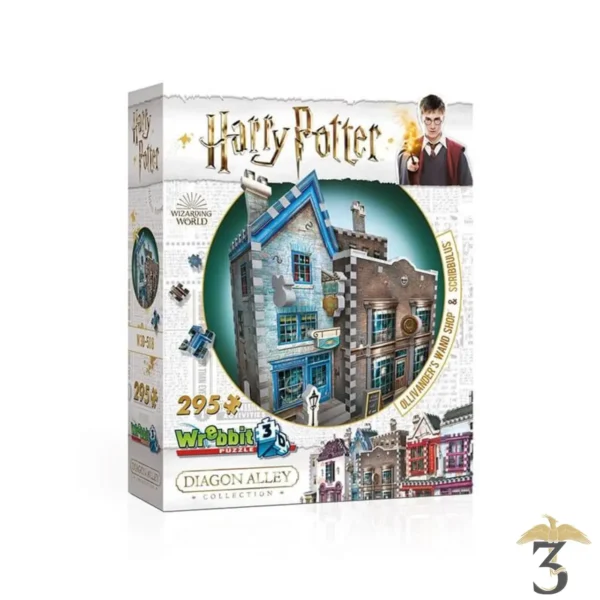 PUZZLE 3D – BOUTIQUES OLLIVANDER ET SCRIBBULUS - Les Trois Reliques, magasin Harry Potter - Photo N°1
