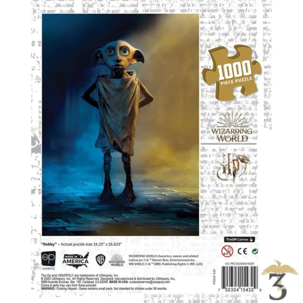 Puzzle Dobby 1000 pièces - Les Trois Reliques, magasin Harry Potter - Photo N°4